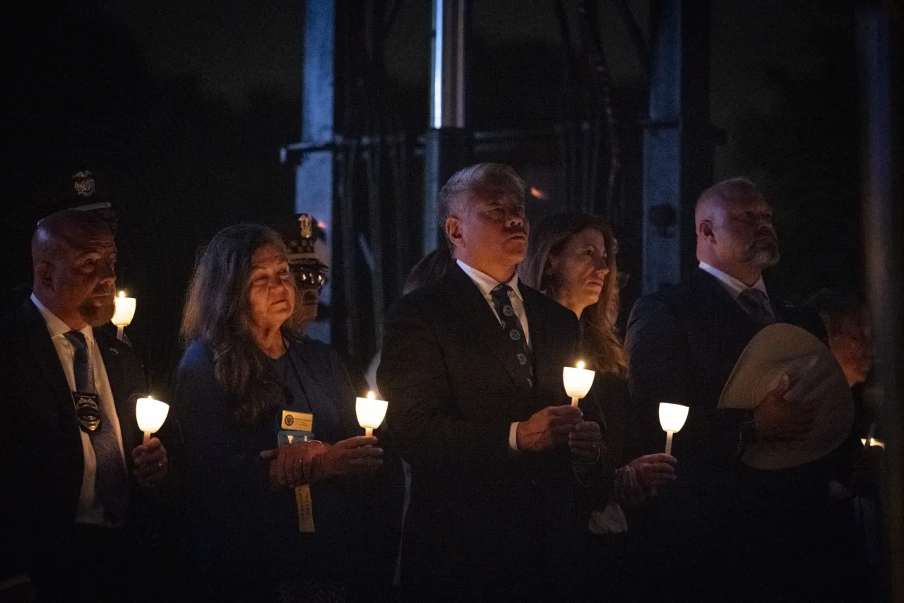 Image: DHS Secretary Alejandro Mayorkas Participates in NLEOMF Candlelight Vigil (038)