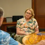 Image: FEMA Administrator Deanne Criswell meets U.S. Representative Ed Case