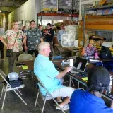 Image: FEMA Administrator Criswell Visits Hawaii Convention Center to Coordinate Wildfire Recovery