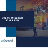 Image: Displays of Headings 8524 & 8528