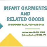 Image: Infant Garments and Related Goods of Headings 6111, 6209, and 9619