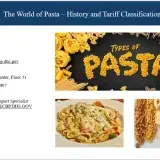 Image: The World of Pasta – History and Tariff Classification