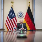 Image: DHS Secretary Alejandro Mayorkas Call With Horst Seehofer (2)
