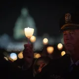 Image: DHS Secretary Alejandro Mayorkas Participates in NLEOMF Candlelight Vigil (034)