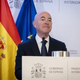 Image: Secretary Mayorkas speaks at press conference with Spain’s Minister of Interior Grande-Marlaska
