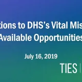 Image: Solutions to DHS’s Vital Mission – Available Business Opportunities