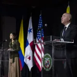 Image: DHS Secretary Alejandro Mayorkas Participates in a Joint Press Conference with the Minister of Foreign Affairs of Panama, Janaina Tewaney  (061)