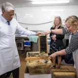 Image: DHS Employees Extract Honey From Bees on Campus (042)