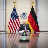 Image: DHS Secretary Alejandro Mayorkas Call With Horst Seehofer (1)