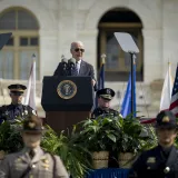 Image: DHS Secretary Alejandro Mayorkas Attends National Police Officers' Memorial Service