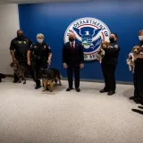 Image: DHS Working Animal Tribute Wall Ceremony