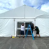 Image: Community Vaccination Center is Set Up in Miami