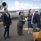 Image: DHS Secretary Mayorkas Departs Honduras (001)