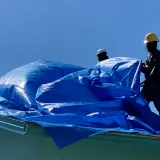 Image: Crews Work to Install Tarps as Part of the Army Corps of Engineers Operation Blue Roof (2)