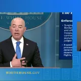 Image: Secretary Mayorkas Remarks at a White House Press Briefing Ahead of the Lifting of the Title 42 Public Health Order