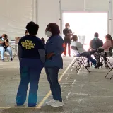 Image: Community Vaccination Center is Set Up in Miami