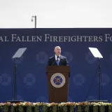 Image: DHS Secretary Alejandro Mayorkas Delivers Remarks During the National Fallen Firefighters Memorial Ceremony   (078)