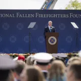 Image: DHS Secretary Alejandro Mayorkas Delivers Remarks During the National Fallen Firefighters Memorial Ceremony   (077)