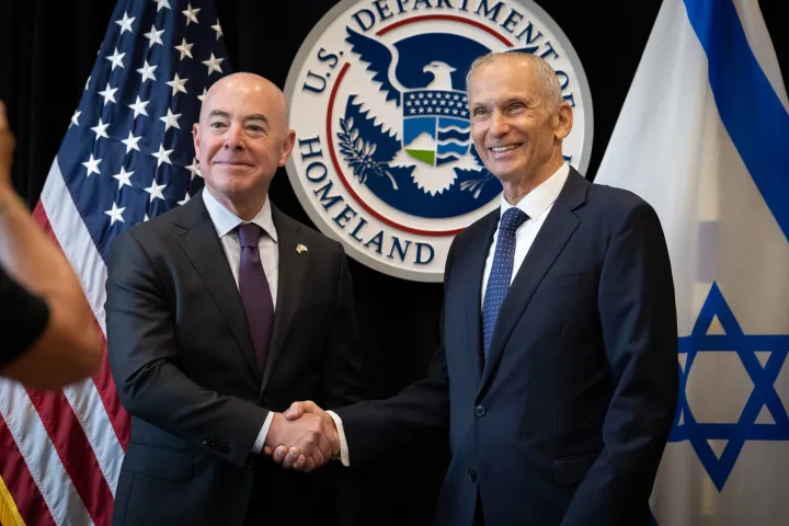 Cover photo for the collection "DHS Secretary Alejandro Mayorkas Meets with Israeli Minister of Public Security"
