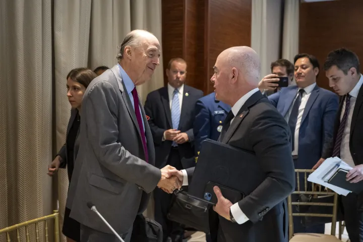 Image: DHS Secretary Alejandro Mayorkas Participates in a Trilateral Meeting with Panamanian and Columbian Officials   (070)