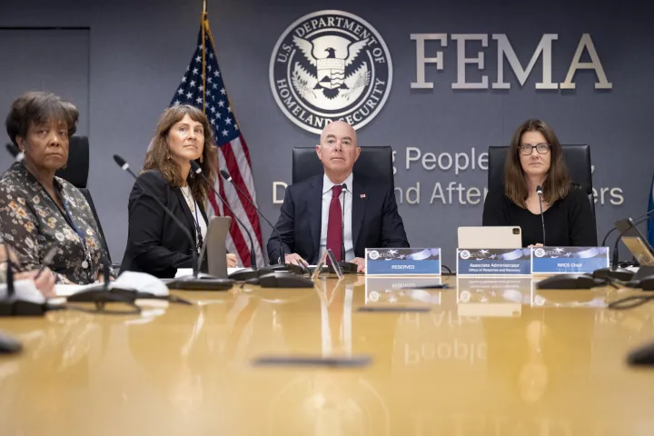 Image: DHS Secretary Alejandro Mayorkas Participates in FEMA Briefing (011)