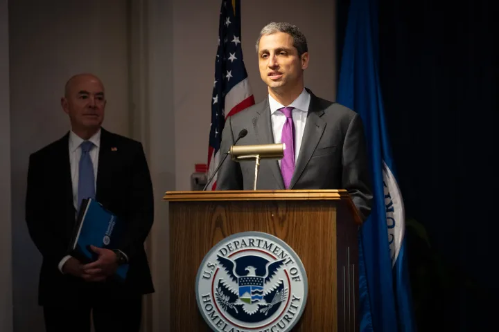 Image: DHS Secretary Alejandro Mayorkas Gives Remarks at TVTP Grant Program (014)