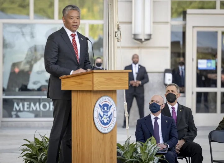 Image: DHS Secretary Alejandro Mayorkas Attends CBP Valor Memorial (48)