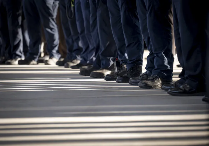Image: Feet of DHS First Responders