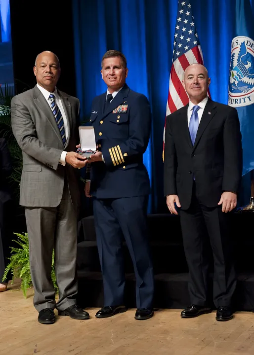 Image: The Secretary's Meritorious Service Award 2014 - Captain John T. Davis