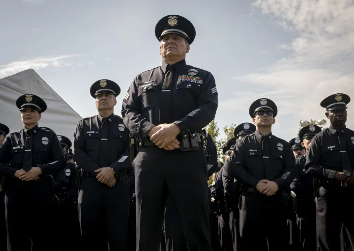 Image: Police Officers Stand Confidently