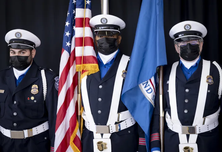 Image: TSA Agents in Ceremonial Dress