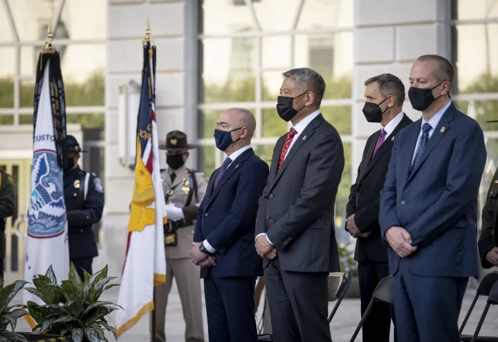 Image: DHS Secretary Alejandro Mayorkas Attends CBP Valor Memorial (63)