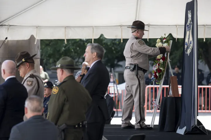 Image: DHS Secretary Alejandro Mayorkas Attends the Annual CBP Valor Memorial   (052)