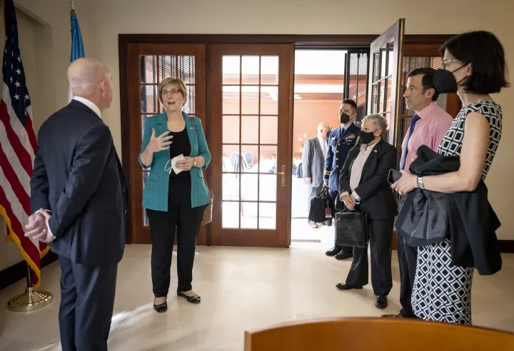 Image: DHS Secretary Mayorkas Meets With U.S. Ambassador to Honduras (014)