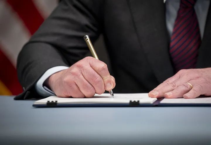 Image: DHS Secretary Alejandro Mayorkas Signs a Memorandum of Understanding