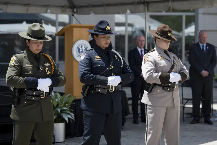 Image: DHS Secretary Alejandro Mayorkas Attends the Annual CBP Valor Memorial   (057)