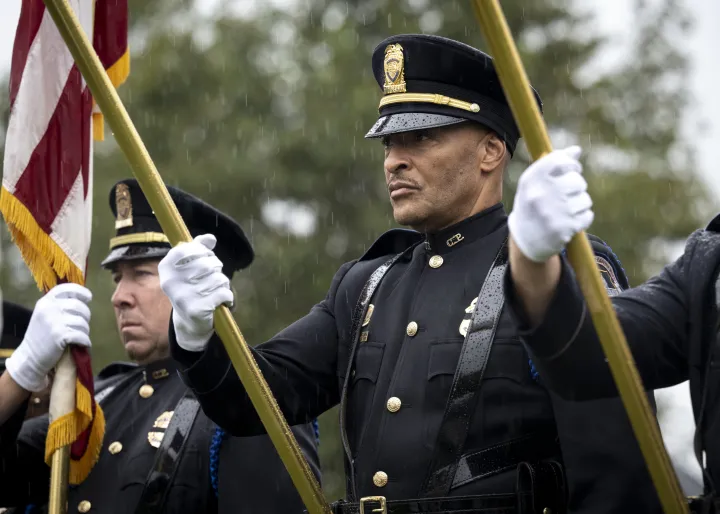 Image: DHS Secretary Alejandro Mayorkas Attends National Police Officers' Memorial Service