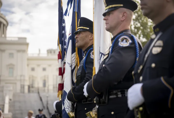 Image: DHS Secretary Alejandro Mayorkas Attends National Police Officers' Memorial Service (5)