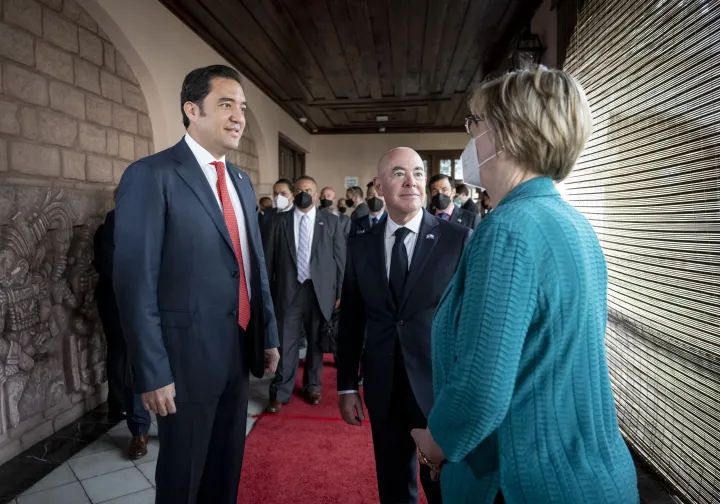 Image: DHS Secretary Mayorkas Meets President of Honduras (010)
