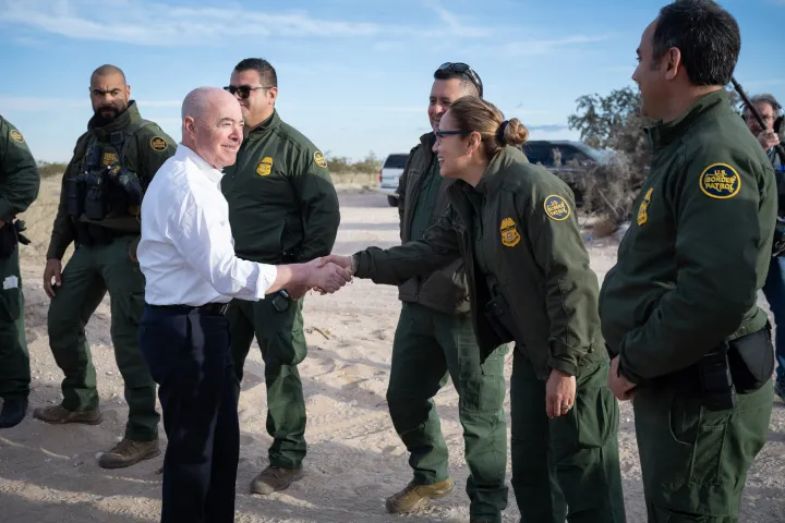Image: DHS Secretary Alejandro Mayorkas Participates in 60 Minute Interview (018)
