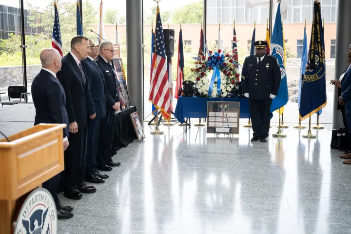 Image: DHS Secretary Alejandro Mayorkas Attends FPS Wreath Laying Ceremony (048)