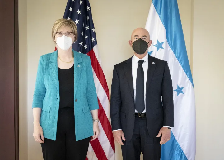 Image: DHS Secretary Mayorkas Meets With U.S. Ambassador to Honduras (011)