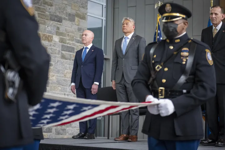 Image: DHS Secretary Alejandro Mayorkas Attends 2022 FPS Wreath Laying Ceremony (39)