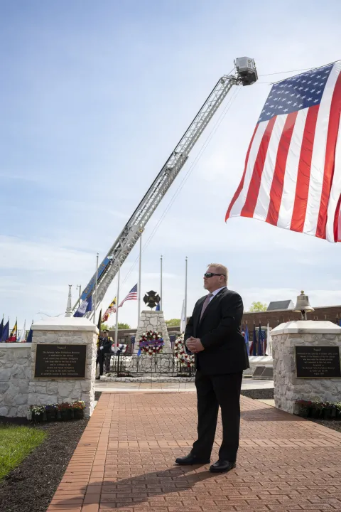 Image: DHS Secretary Alejandro Mayorkas Delivers Remarks During the National Fallen Firefighters Memorial Ceremony   (085)
