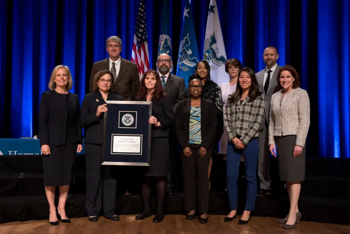 Image: The Secretary’s Unit Award 2018 - USCIS Electronic N-400 Project Team - U.S. Citizenship and Immigration Services