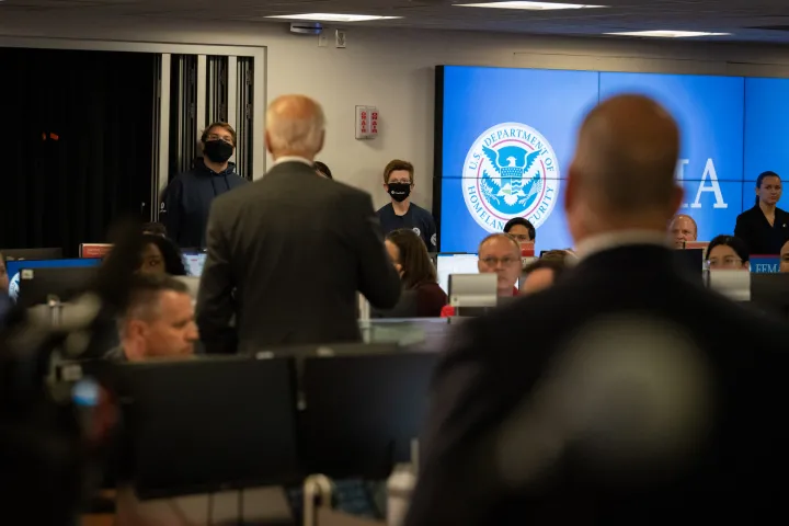 Image: DHS Secretary Alejandro Mayorkas Gives Remarks on Efforts Regarding Hurricane Ian (002)