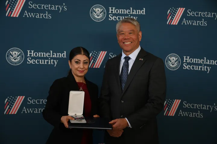 Image: Anita Minaei, Secretary’s Meritorious Service Silver Medal Award