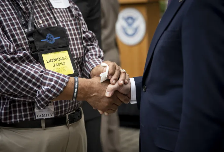 Image: DHS Secretary Alejandro Mayorkas Attends CBP Valor Memorial (20)