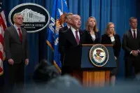 Cover photo for the collection "DHS Secretary Alejandro Mayorkas Delivers Remarks at U.S. Department of Justice Press Conference"