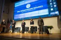 Cover photo for the collection "DHS Secretary Alejandro Mayorkas Attends the CISA/Infrastructure Security Division Ceremony"